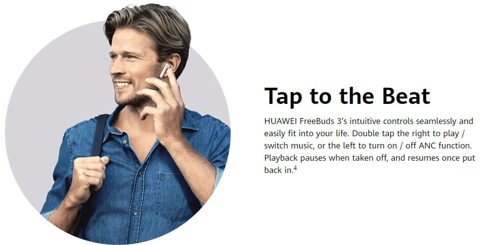 Беспроводные наушники huawei Freebuds 3 TWS, Bluetooth наушники с активным шумоподавлением, Bluetooth 5,1, управление нажатием, 20 часов работы