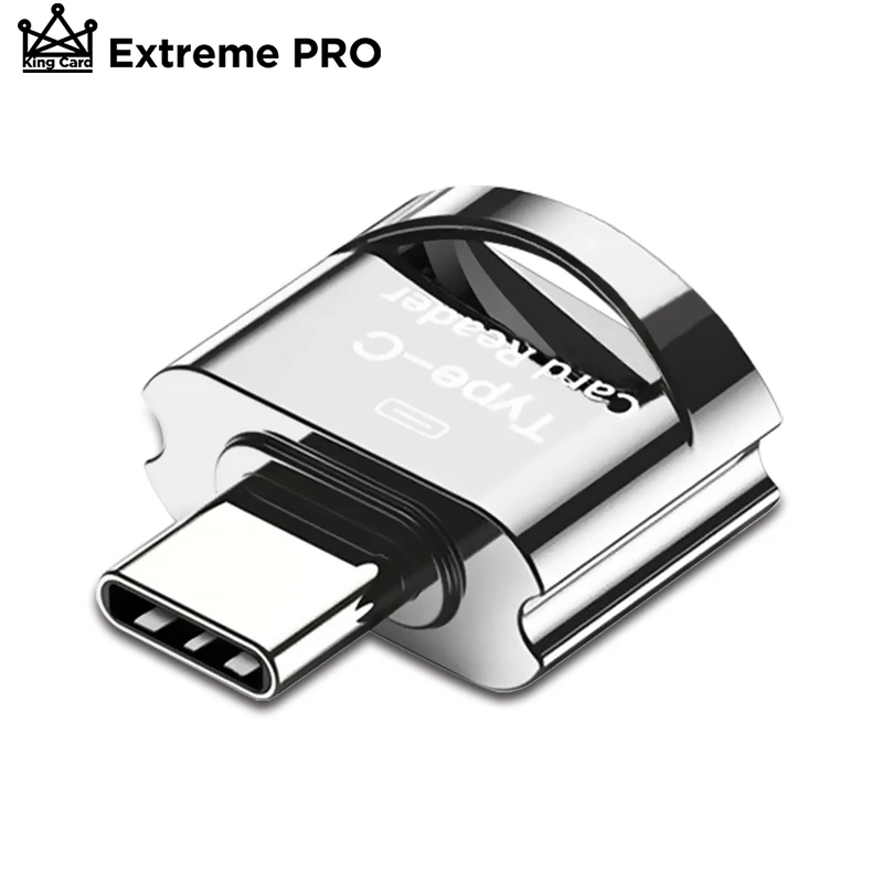 Металлический OTG-адаптер для чтения Micro SD-карт, устройство для чтения Micro Sd-карт, USB Type-C, Tf-карт - изображение