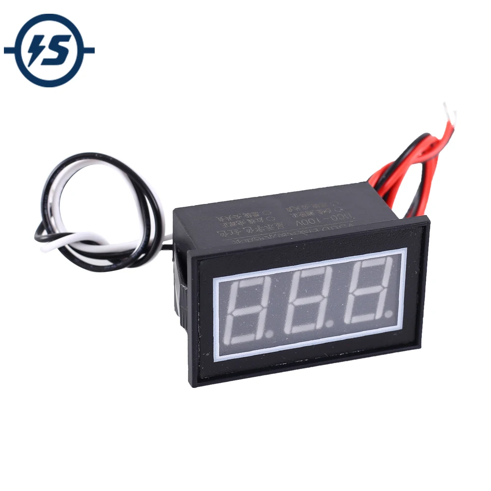 Цифровой вольтметр водонепроницаемый тестер напряжения измеритель 0 56 дюйма