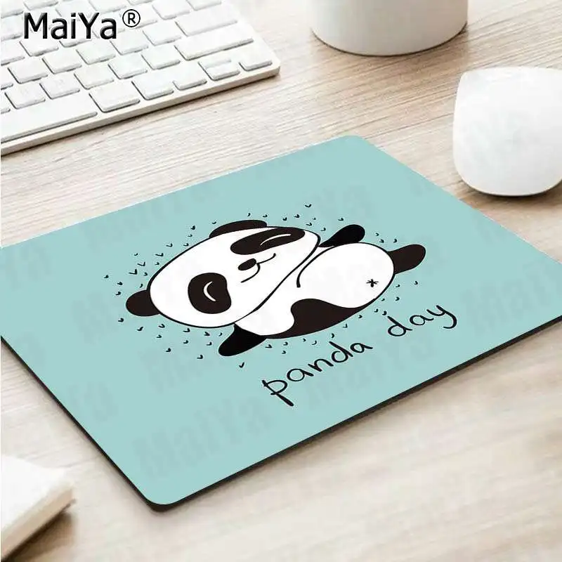 

MaiYa Panda So Cute DIY Design Pattern Game mousepad Rubber PC Computer Gaming mouse pad