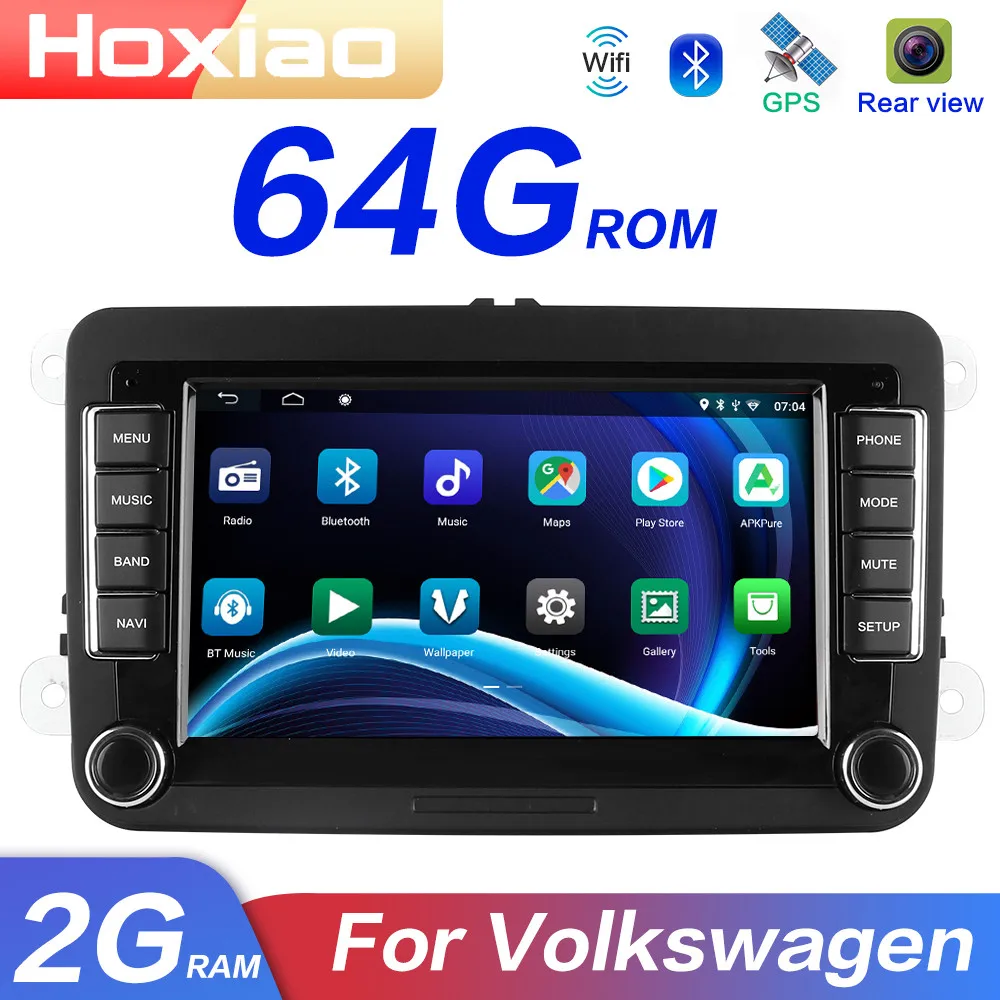 2Din Android 8 1 автомобильный MP5 мультимедийный видеоплеер WiFi GPS Автомагнитола стерео 7