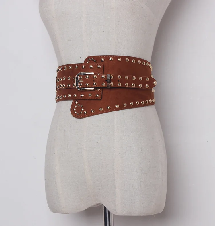 Винтажный кожаный пояс в стиле стимпанк кольцо средневековом ренессанс