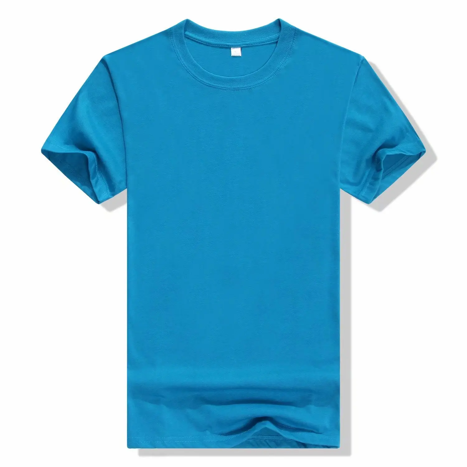 

2021 New cotton skin-friendly sports casual fashion loose breathable solid color T-shirt O-neck short-sleeved men's solid color
