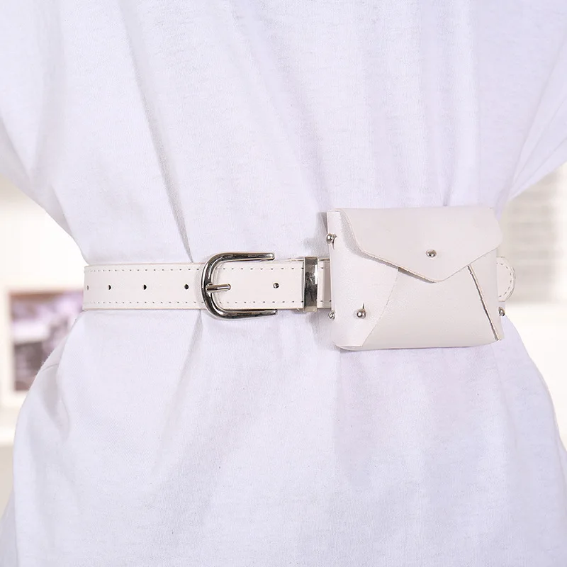 Весна 2020 новый дизайн одноцветная поясная сумка универсальные сумки для женщин