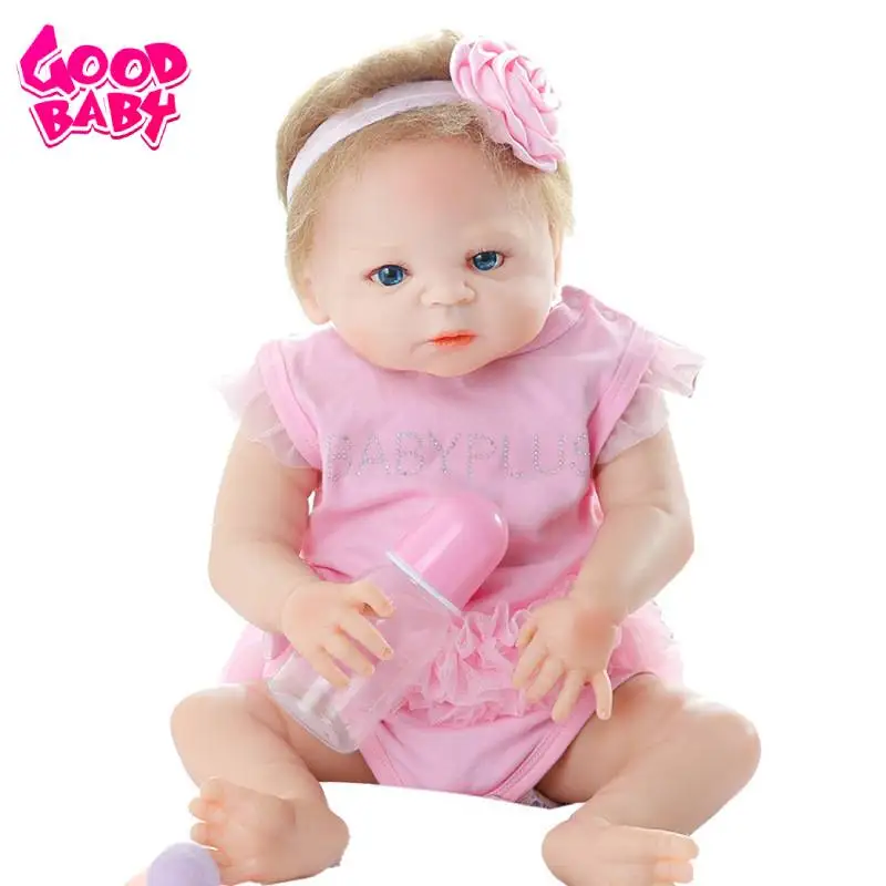 Хит куклы для новорожденных с тканевым корпусом 22 дюйма 55 см реалистичные сделай