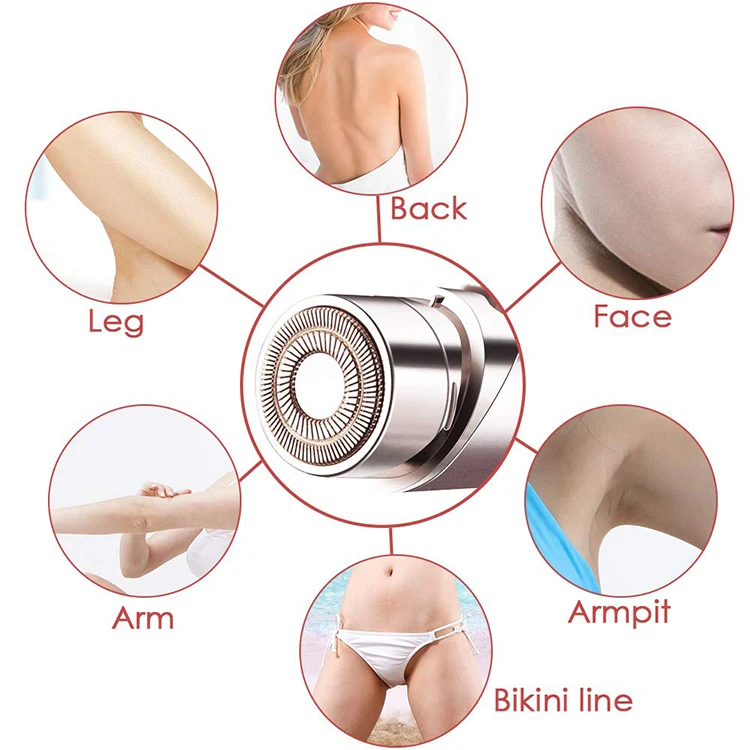 Женский мини-эпилятор электрический безболезненный в форме помады триммер для