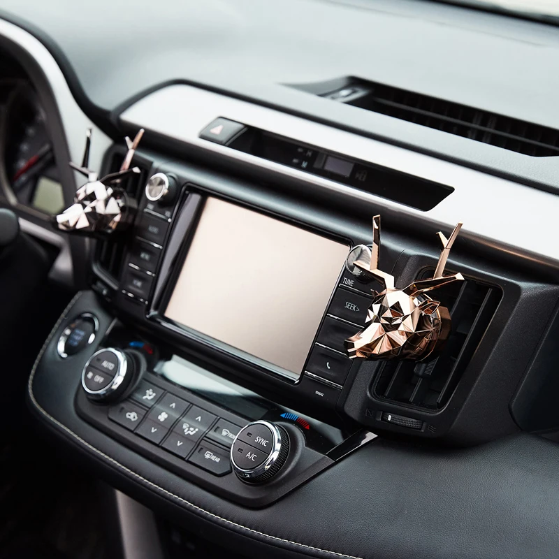 

Deer Car Aroma Diffuser Exhaust Clip Car Air Freshener Perfume Car Air Freshener Smells Good Aroma Diffuser New Deer Design