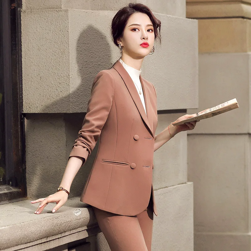 

LY8236 jacket and pants set work suits for women suit women blazer set women suit 2 piece set women suit blazer and pants