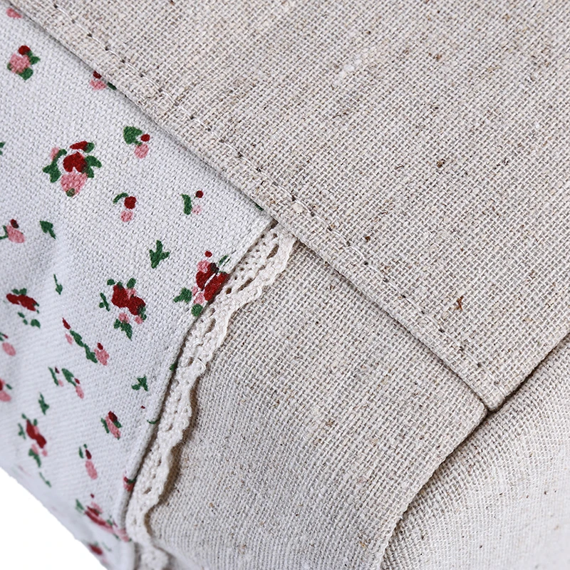 

Women Floral Dot Cosmetic Bag Cotton Linen Makeup Case Travel Organizer Hand-held Bag Zipper Beauty Case Large Capacity