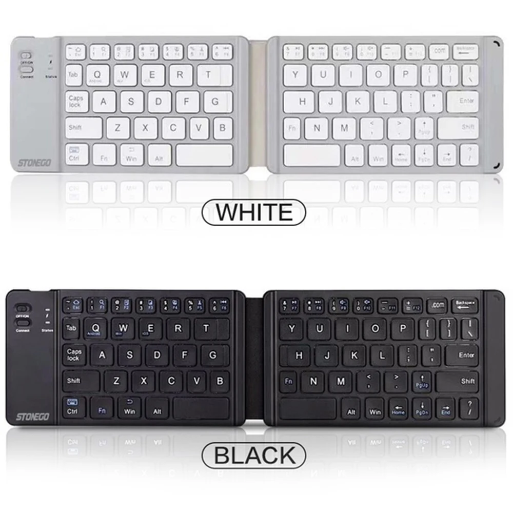 67 Keys Mini foldable keyboard Bluetooth Wireless Keypad for Windows Android ios Tablet ipad Phone Portable Light Weight | Компьютеры и