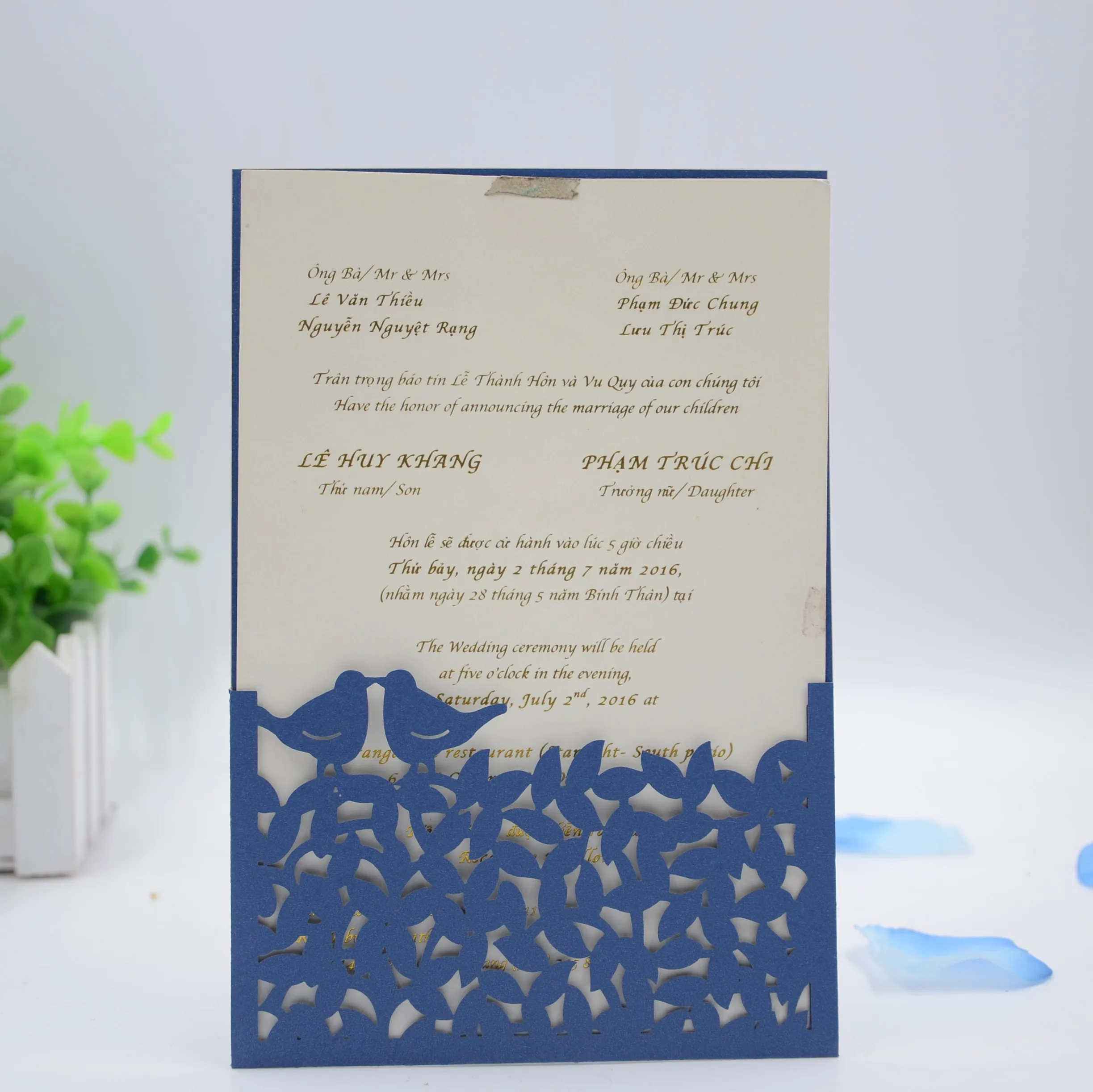 Поздравительная открытка любовь Романтический День рождения Свадебный юбилей