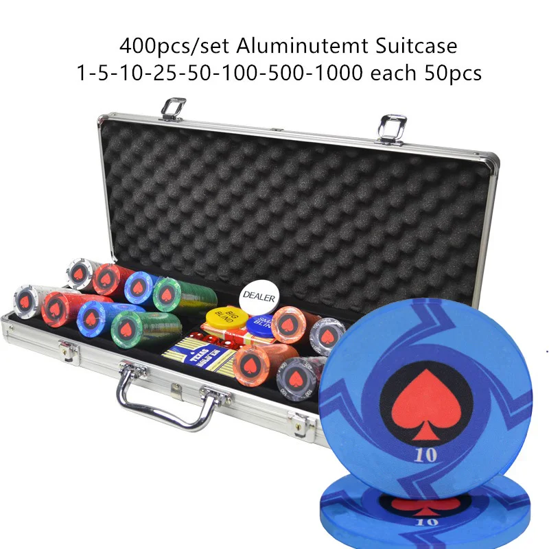 Керамический покерный набор фишек для покера керамический Техасский Холдем