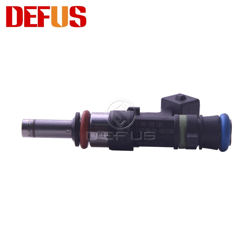 DEFUS 1/4/6/8/12/20 Топливный инжектор 0280158123 EV14 590cc 60lb для Prosche 911 Turbo Новое поступление высокое качество 99760513202