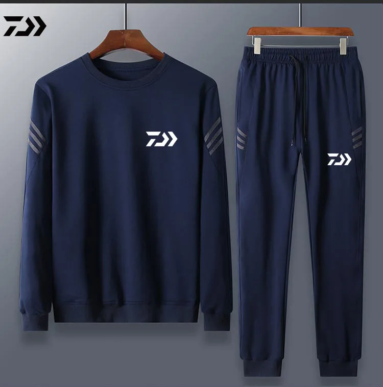 

New DAIWA Fishing Clothing Suit Top Quality Autumn Winter Men Breathable Solf Outdoor Sport Fishing Shirts And Pants DAWA Sets