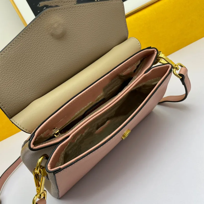 

2021 new fashion handbag, shoulder bag cross-body bag, double color, multi-color optional