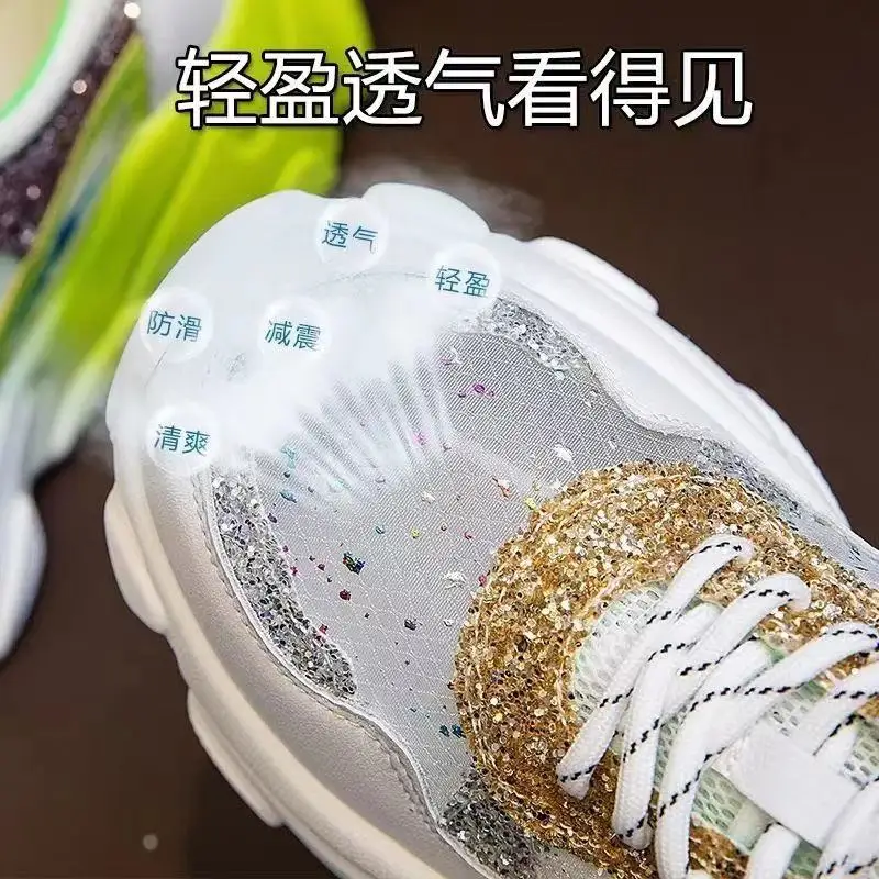 Platform Sneakers Women Casual Shoes Fashion Thick Bottom Ladies Trainers Basket Femme Chunky Sneakers Female Shoes Zapatillas