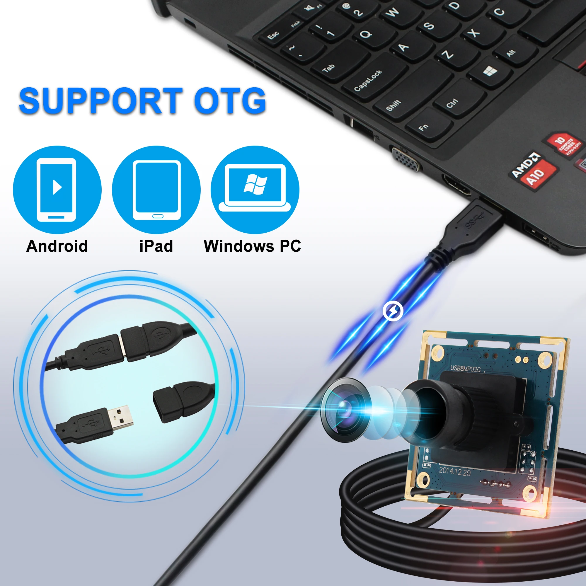 ELP USB камера 8 Мп SONY IMX179 2 0 высокоскоростной плата модуль камеры для Windows Android Linux