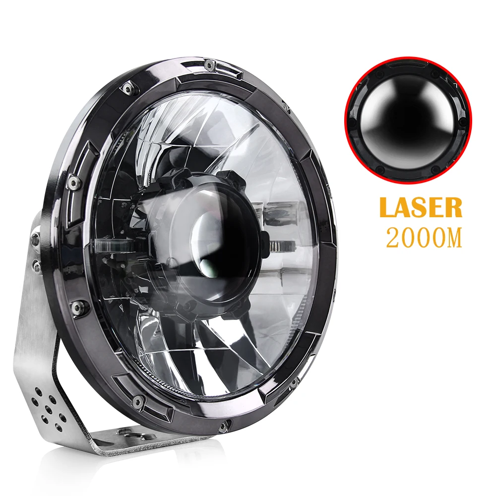 

2000M Distant 8.5 Inch 7inch Headlight 100000Lm Laser Spot Beam 145w 12V 4x4 laser Led Work Light for truck