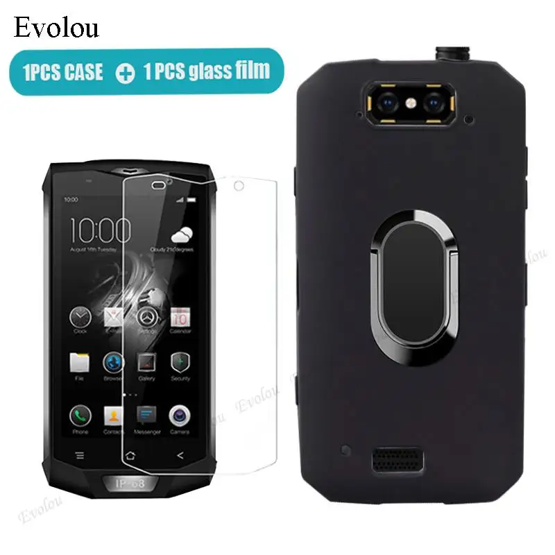 Мягкий силиконовый магнитный чехол для Blackview BV9500 BV9900 BV9700 BV4900 A60 Pro, защитное закаленное стекло и ударопрочный чехол.