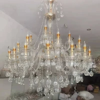 crystal chandelier european luxury living room lamp modern minimalist bedroom dining rooms household lights villa candle fixture
