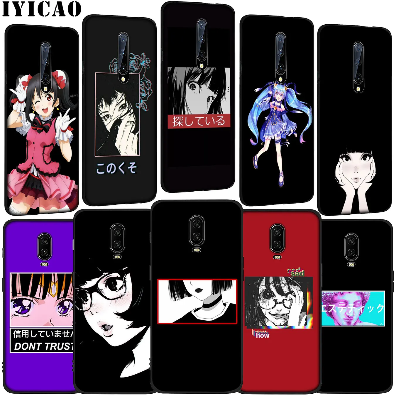 IYICAO Старый аниме-девушка японская мягкая силиконовая Чехол для телефона OnePlus 7T 7 Pro 6T 6 5T 5 One Plus 7Pro на