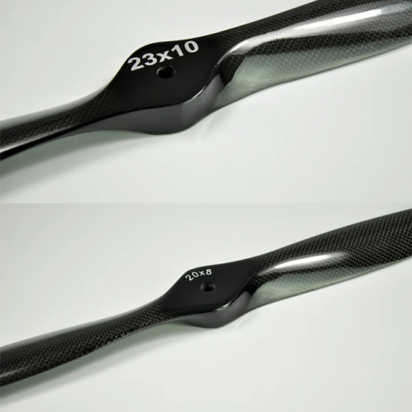 Пропеллер из углеродного волокна для RC фиксированного крыла бензиновый