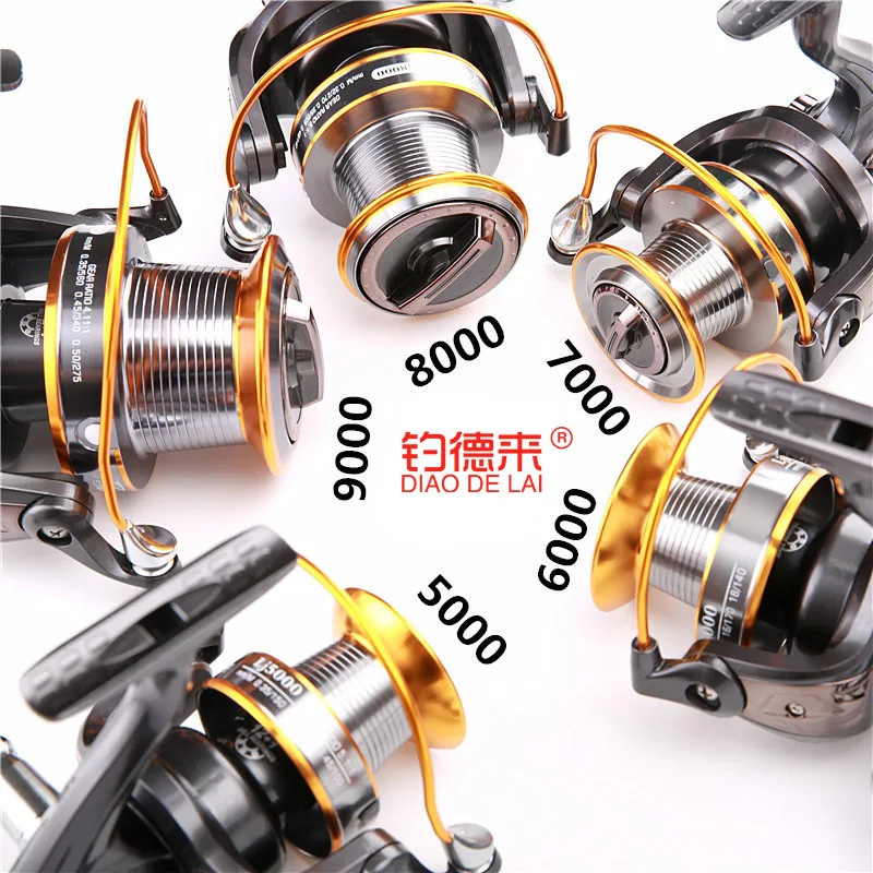 Рыболовная катушка дальнего действия металлическая серия LJ 3000 9000 12 + 1