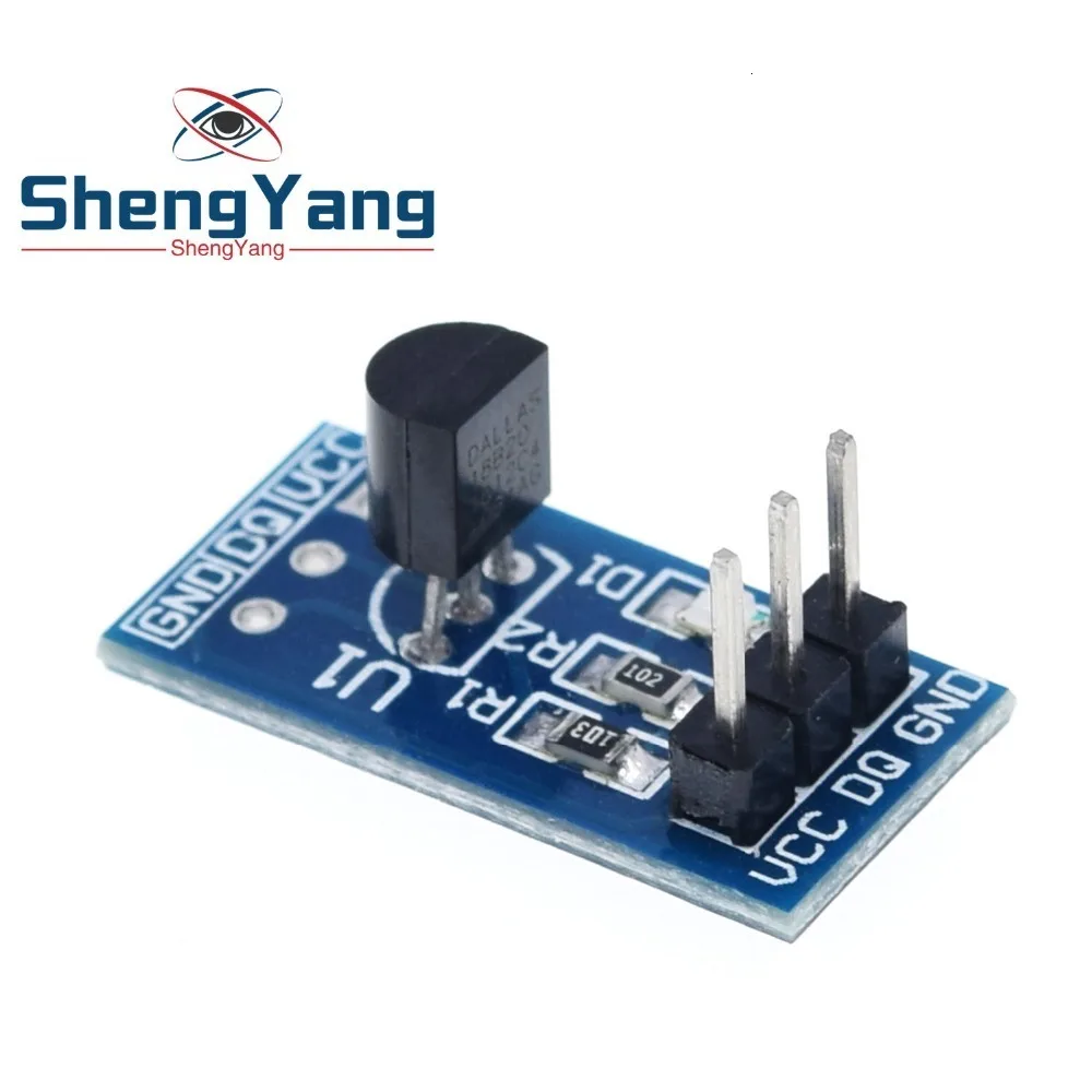 ShengYang 1 шт. DS18B20 модуль датчика измерения температуры для arduino