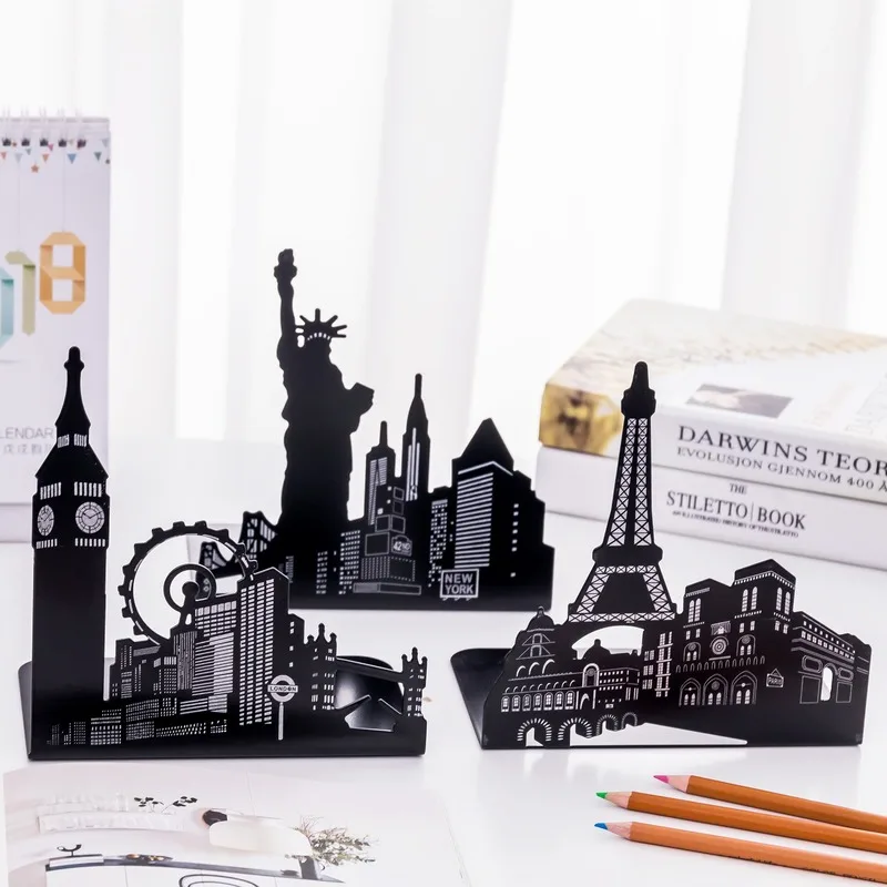 1 пара знаменитых сценических мест стильный металлический железный стол книжный