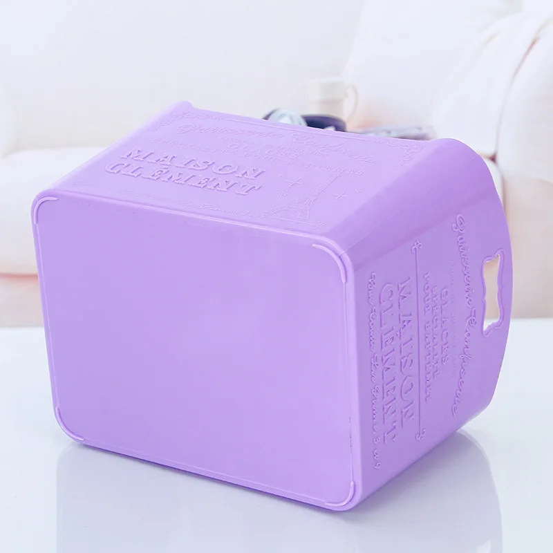 

Office Stationery Desktop Storage Box Sundries Jewelry Organizing Box Embossed Cosmetics Storage Large