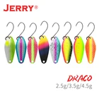 Jerry Драко область форель металлическая блесна, приманка, рыболовная приманка комплект микро-воблер (Wobbler) вертушечная наживка Набор 2,5 г 4,5 Бас окунь блеск рыболовные снасти