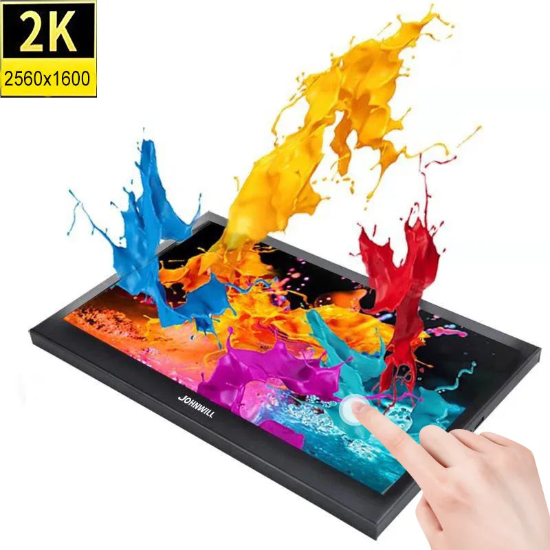 10.1 2K Touch 15,6 дюймов 1080P ips портативный HDMI планшет дисплей сенсорный экран lcd игровой монитор для ноутбука ПК Raspberry Pi PS4 Xbox360 - Цвет: 10.1 2K Touch