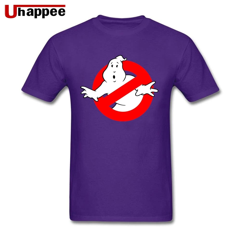 Футболка ghostbuster Guys фитнес мужские футболки с коротким рукавом модный бренд Merch - Цвет: Фиолетовый
