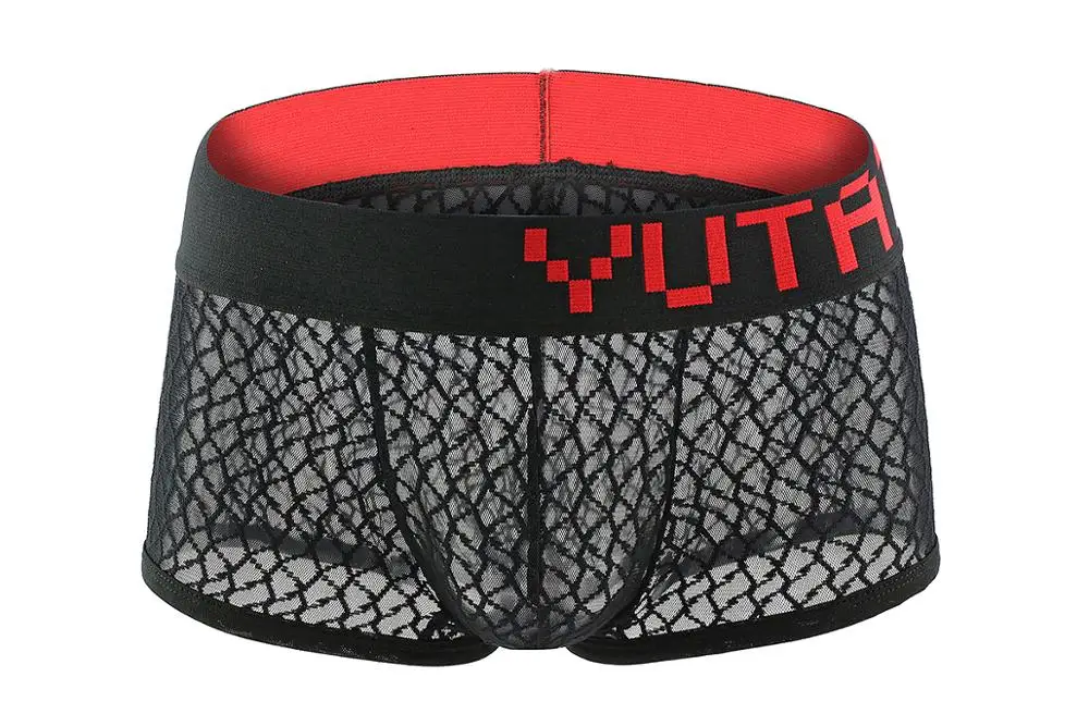 Бесплатная доставка YUTATA мужские боксеры дышащие и быстросохнущие для мужчин