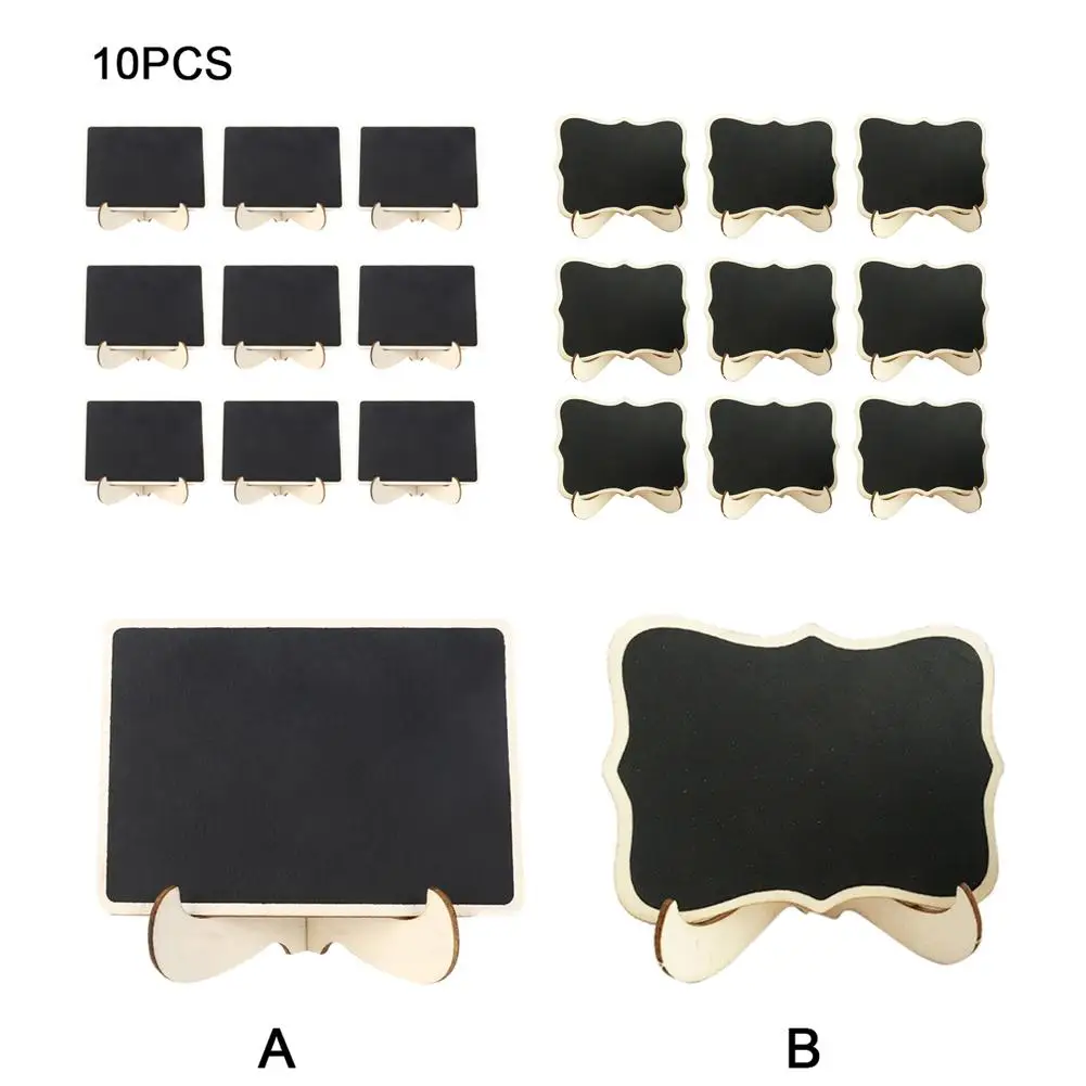 10 шт./компл. маленький деревянный мелок доска свадьба кухня ресторан письмо