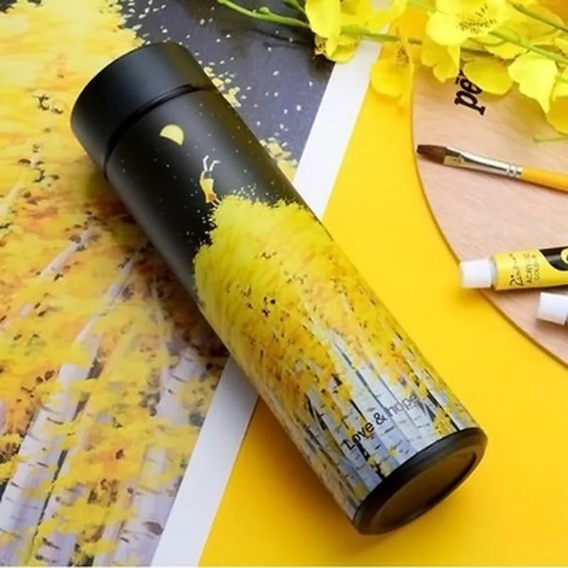 Креативная деловая прямая Вакуумная чашка из нержавеющей стали для мужчин и