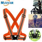 Дропшиппинг светильник светоотражающий неэластичный, чтобы вы были заметны жилет безопасности с ремнем в стиле унисекс, подходит для занятий спортом, будь то Велосипедный спорт или бег на открытом воздухе Спортивная одежда