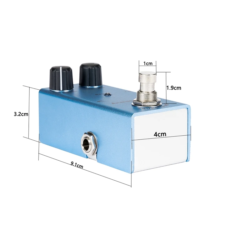 

Analog Chorus Guitar Effects Pedal Gain/Level/Tone Knob High Low Frequency Effect Pedals with True Byp Switch