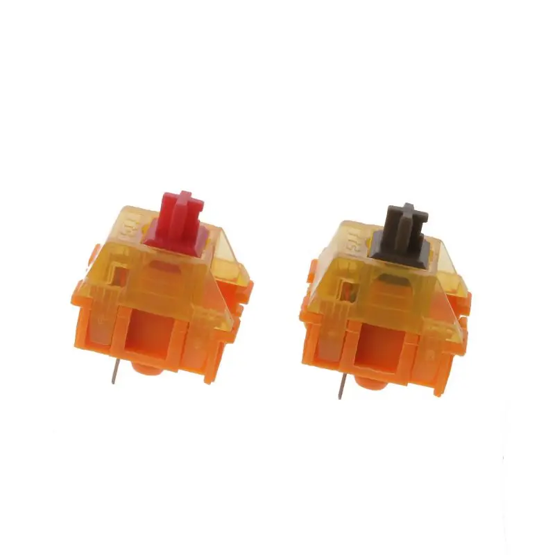 

5pcs/pack TTC Mechanical keyboard Switch Golden Red Brown Switch 2rd Generation 090F