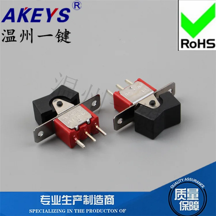 RLS-102-A1-01 Rocker arm connector ship type Button Side switch 3 feet 2 gears | Обустройство дома