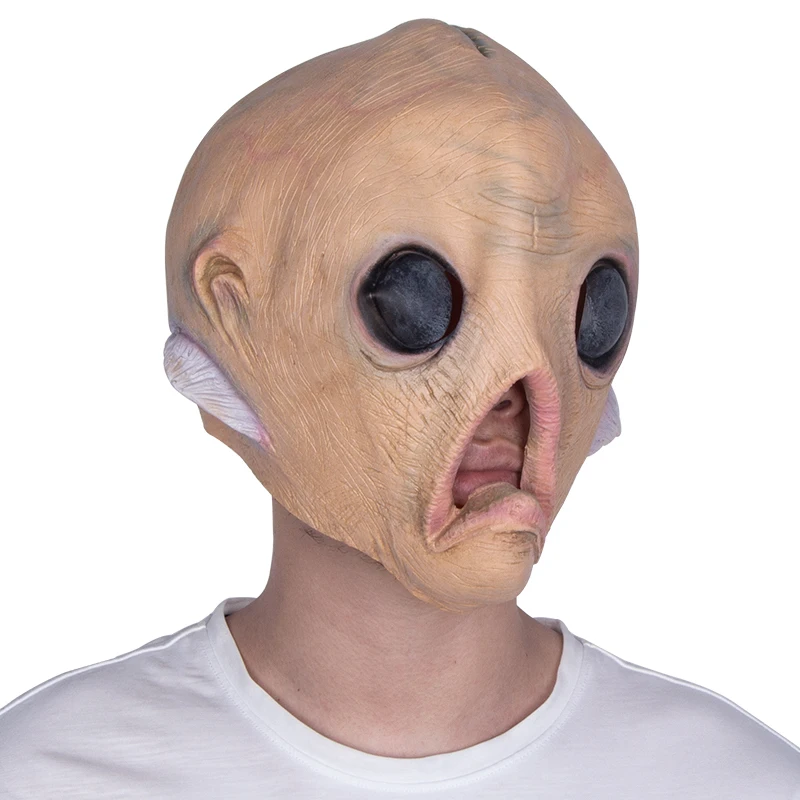 Латексная Реалистичная маска животного аквариумная рыба ужаса реквизит для