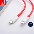 Оригинальный зарядный кабель Oneplus 8T 9 9R WarpDash с USB C на Type C, 6,5a, 65 Вт, 30 Вт, кабель для быстрой зарядки для OPPO Realme Phone VOOC Charge