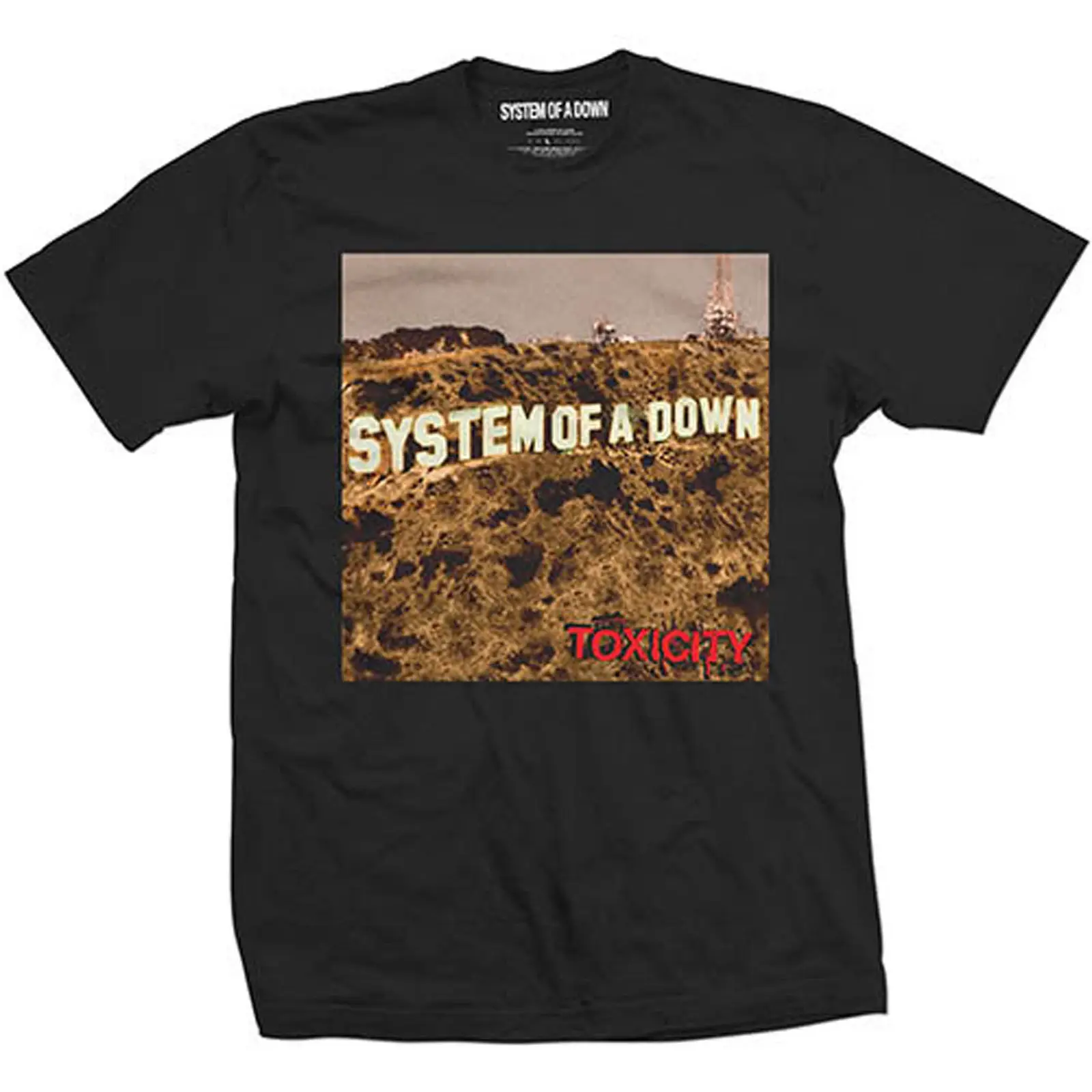 Система пуховой токсичности хэви метал рок Поверхностная Camiseta Para Hombre летняя