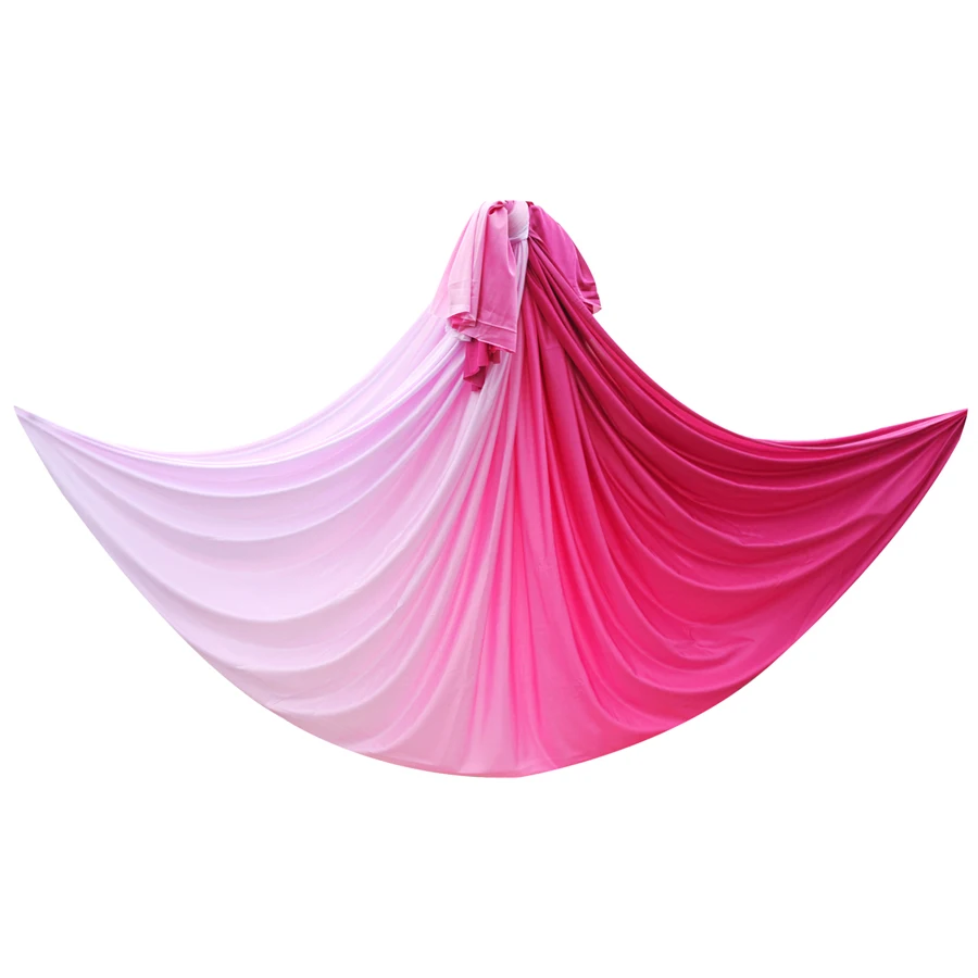 

6 Meter Aerial Yoga Hammock Faric High Quality Gradational Colors Aerial Silks Low Stretch Anti Gravity Yoga Equipment FITNESS