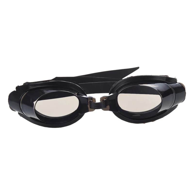 Заглушка для носа и уха + черные очки плавания серебристые дымовые