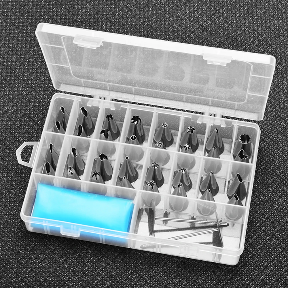 38 шт./компл. кондитерский носик из нержавеющей стали Кондитерские наконечники