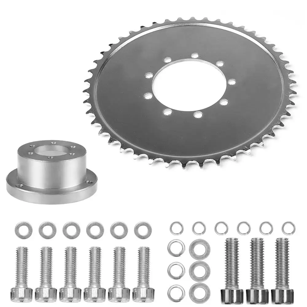 Задняя Ступица адаптер Звездочка 44T для велосипед с двигателем на Газу колеса