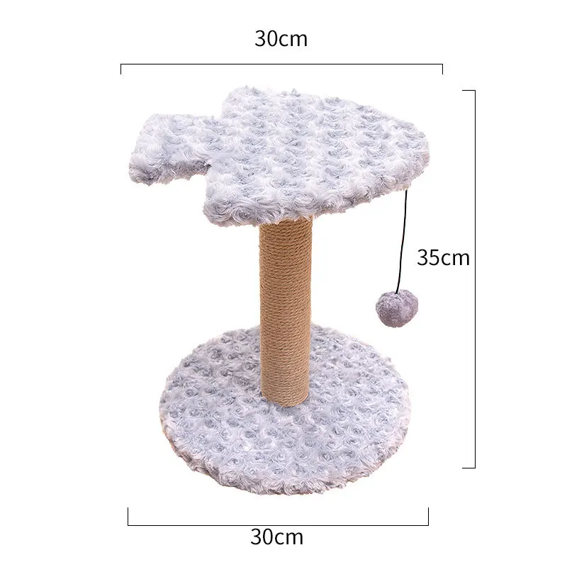 

Pet Cat Scratching Post Cat Climbing Frame Pet Interactive Toys for Cats Kittens Sisal Scratch Pole Cat Jumping Scratcher