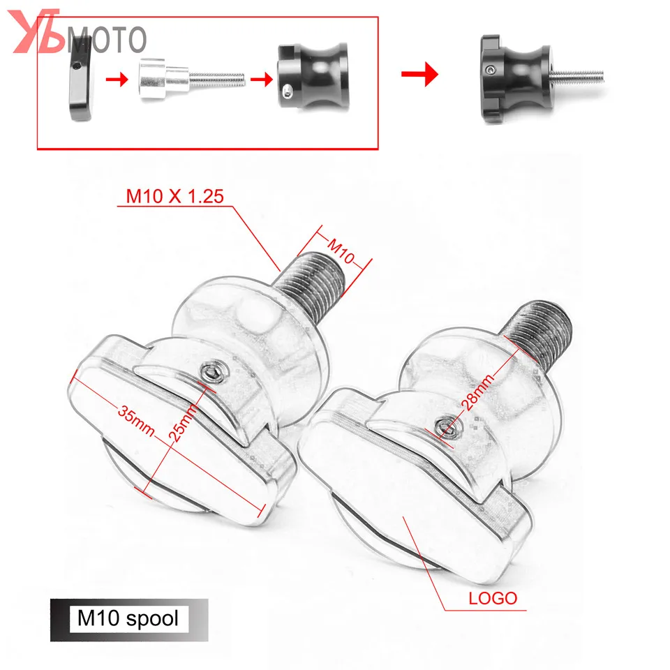 Аксессуары для мотоцикла CNC крышка катушки маятника слайдер стенд винты KAWASAKI Vulcan