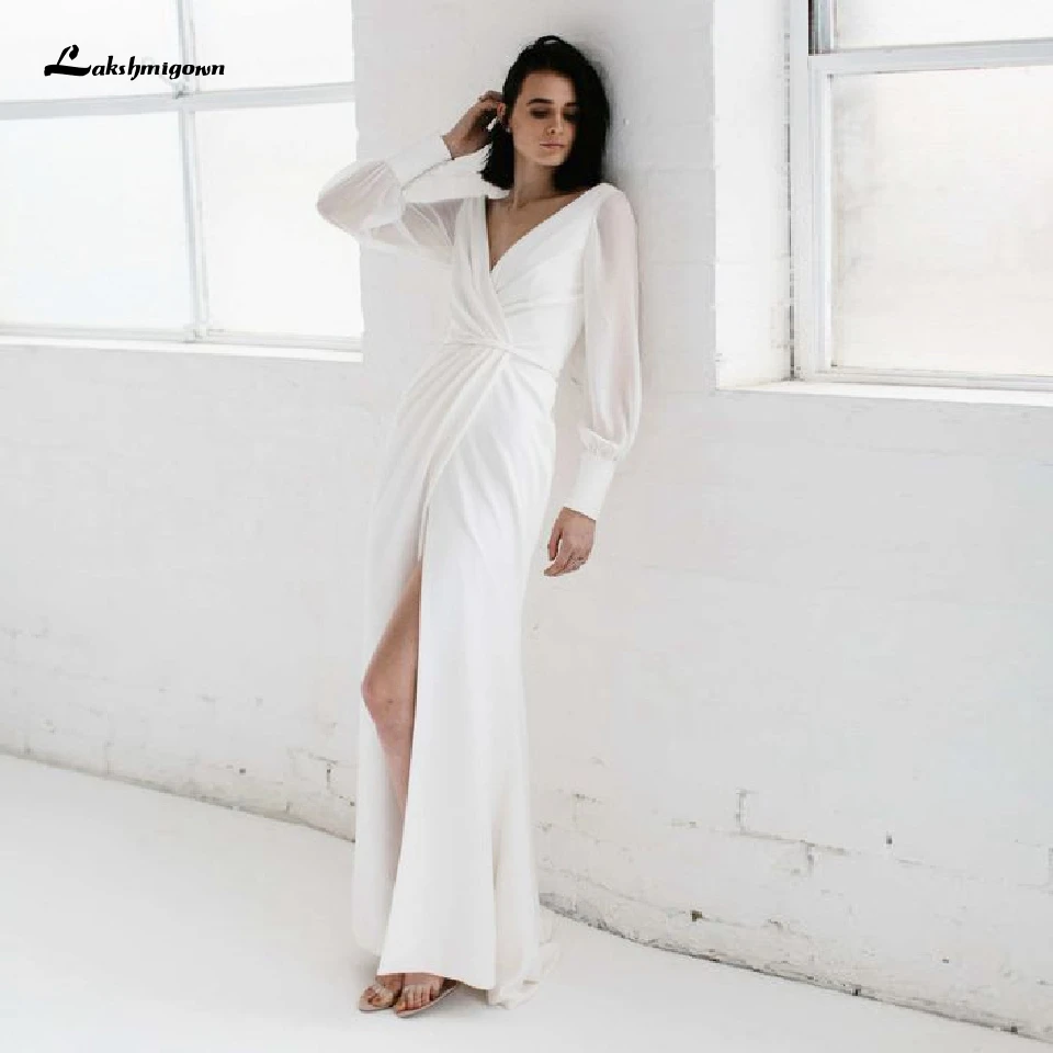 

Женское шифоновое платье с длинным рукавом, в стиле бохо